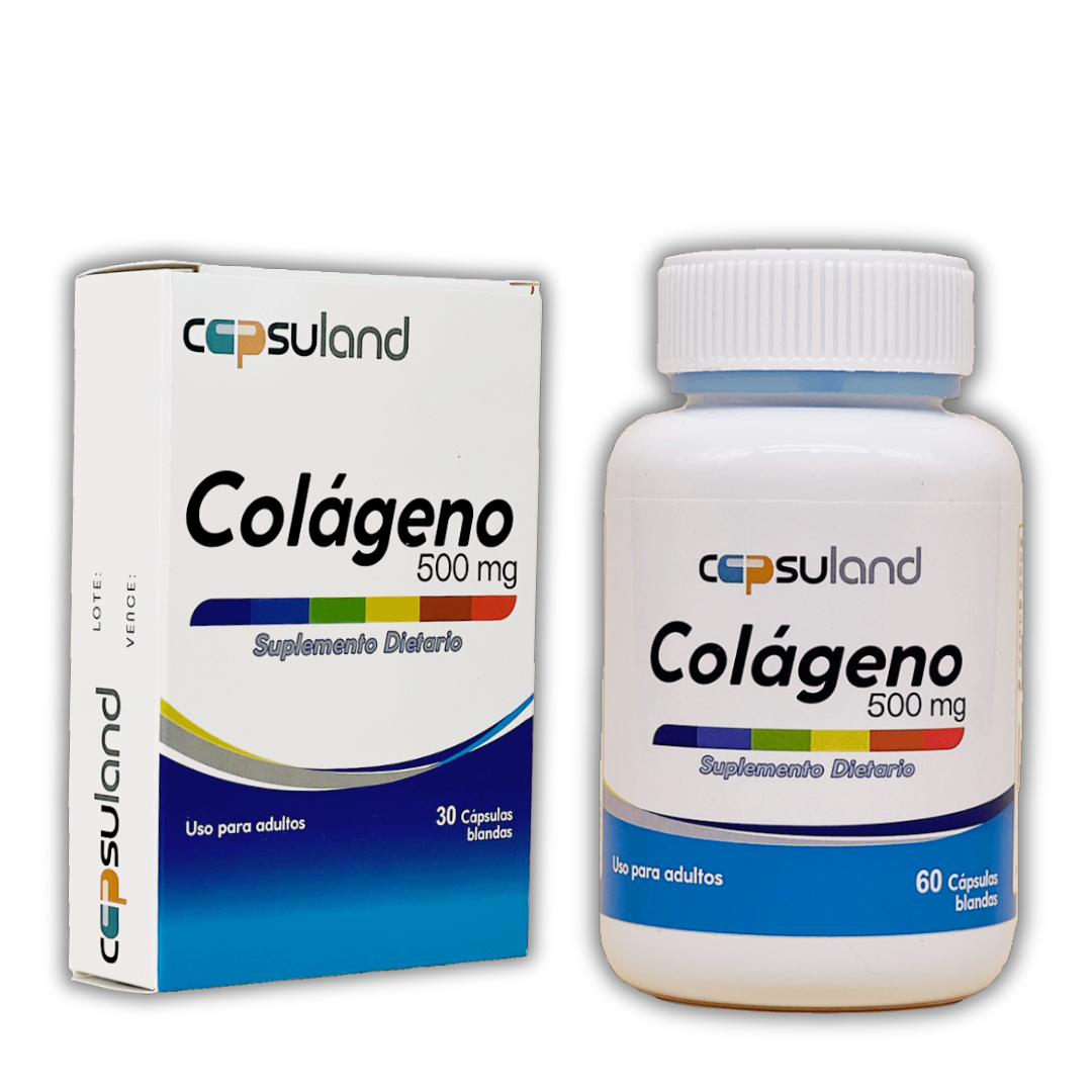COLÁGENO 500 mg - Suplemento dietario certificado INVIMA